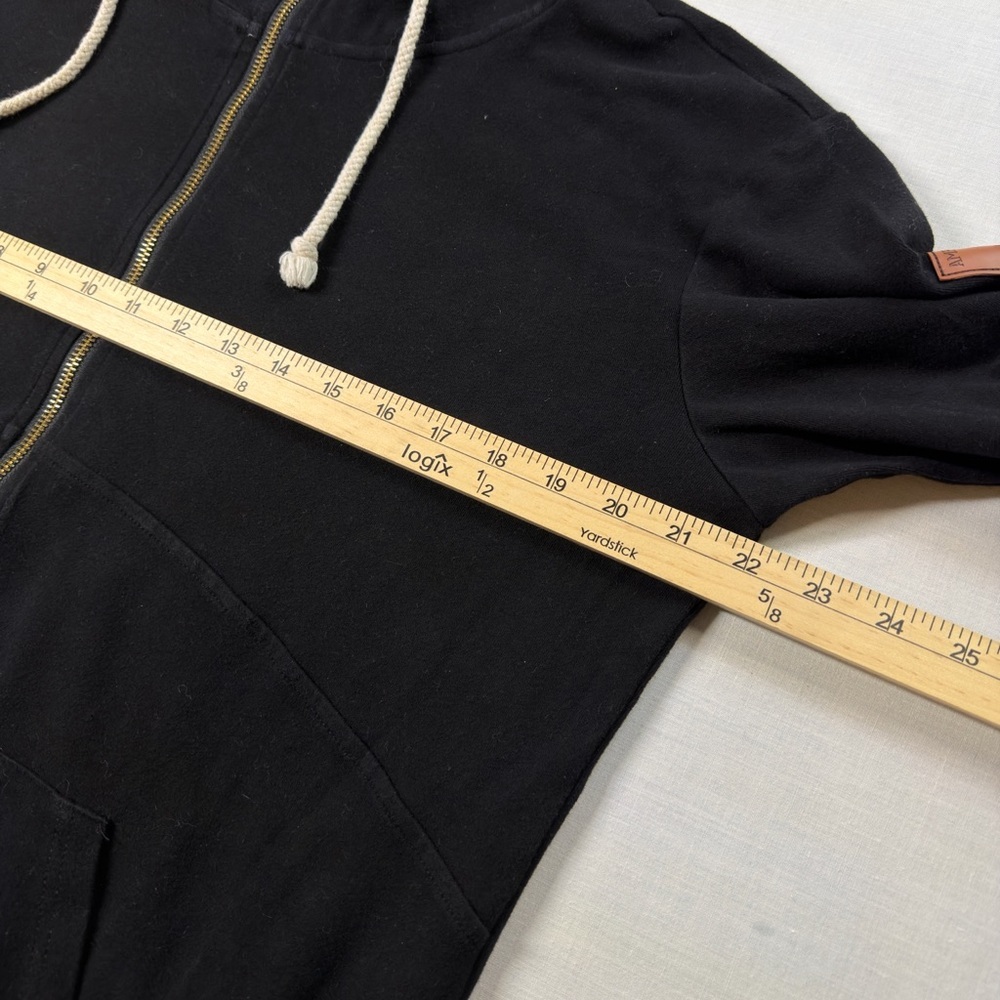 Ampersand Avenue Black & White Full Zip Hoodie Womens Size M - Picture 10 of 10